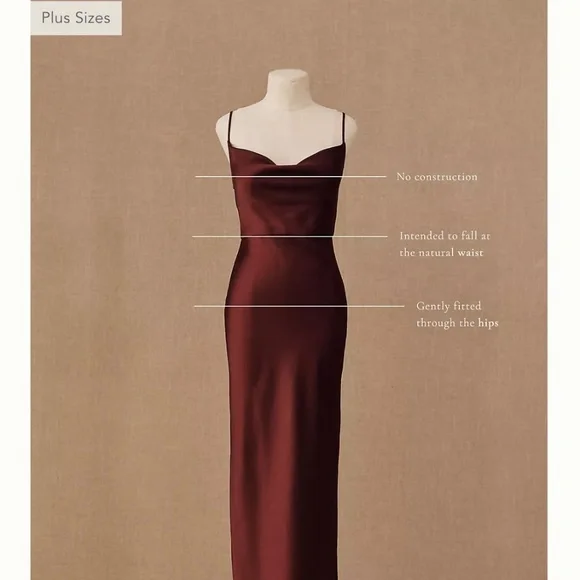 Cali Satin Charmeuse Midi Dress - Picture 9 of 9